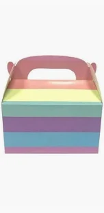 Rainbow Pastel 6pk Boxes - It'z My Party