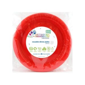 ORANGE DINNER PLATES 20PK