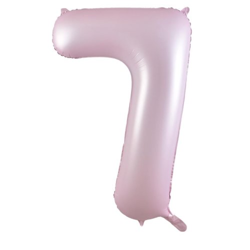 NUMBER FOIL BALLOON 86CM - PASTEL MATTE 7