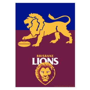 BRISBANE LIONS POSTER
